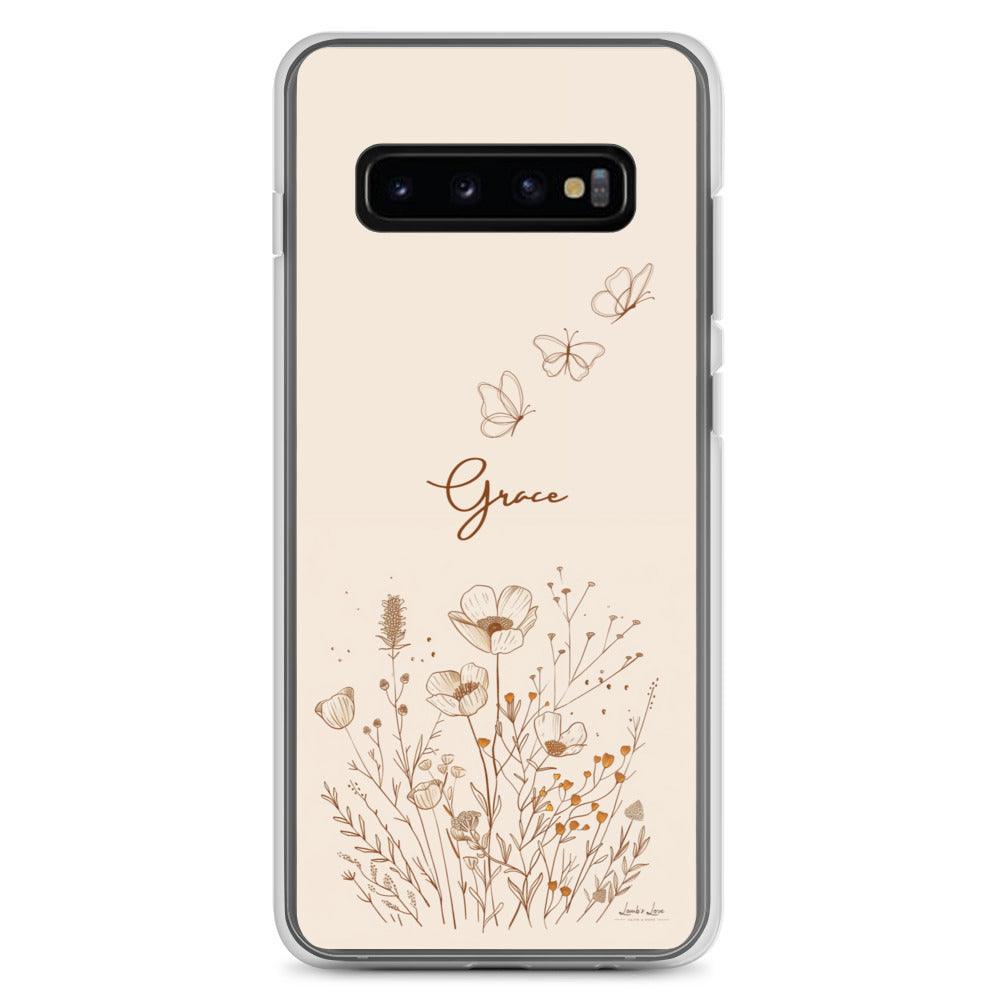 Grace, Clear-edge Case for Samsung - Lamb’s Love