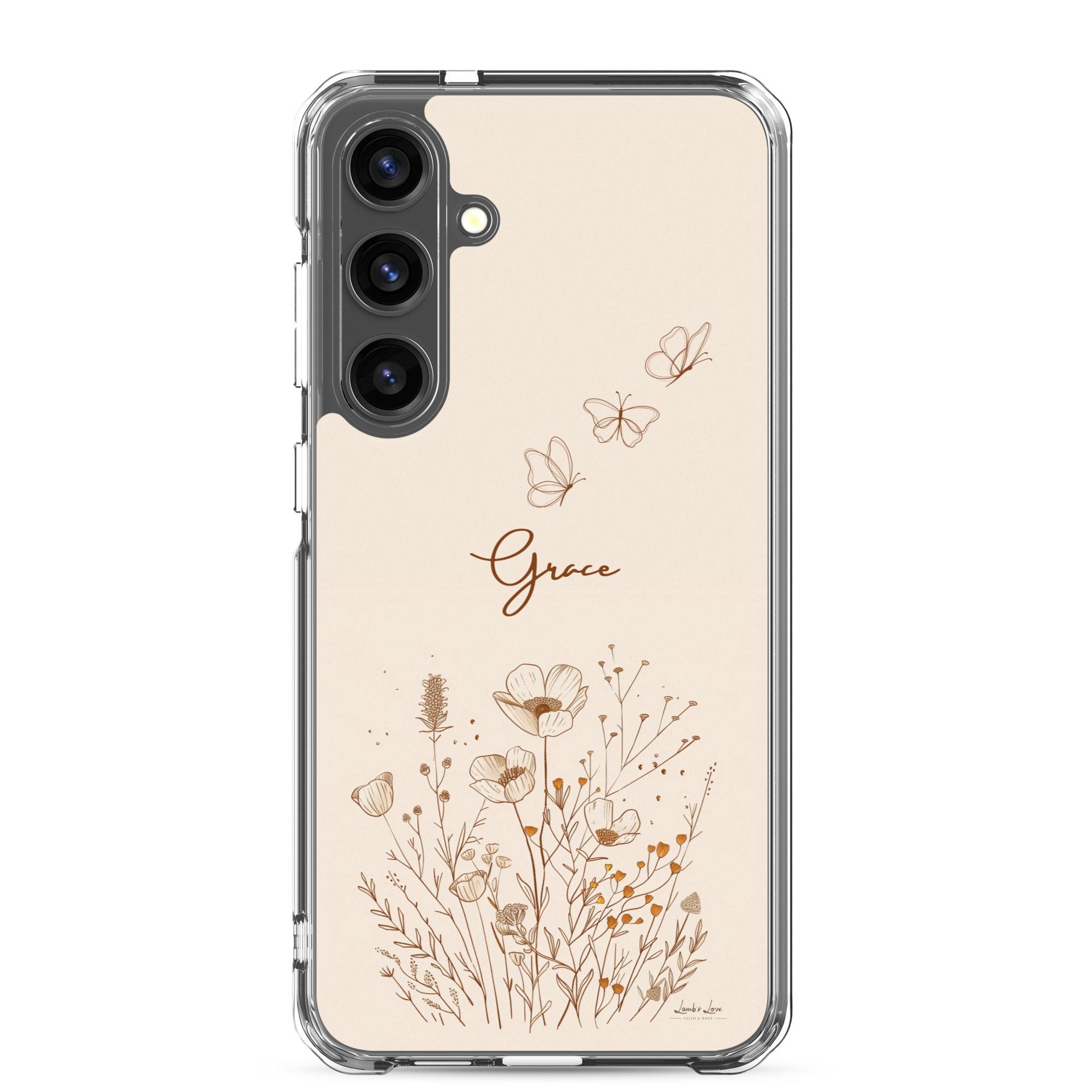 Grace, Clear-edge Case for Samsung - Lamb’s Love