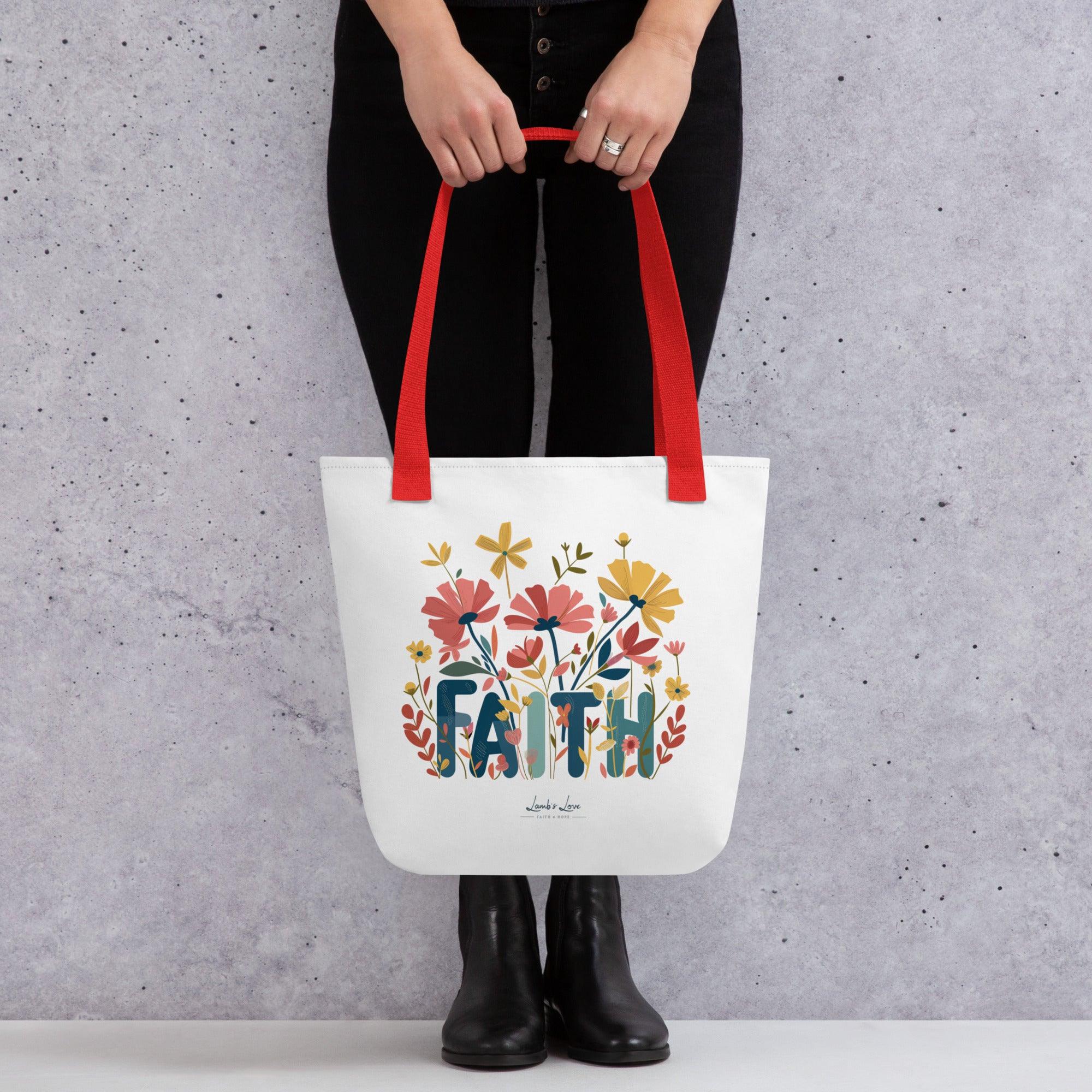 Grow in Faith, Tote Bag - Lamb’s Love