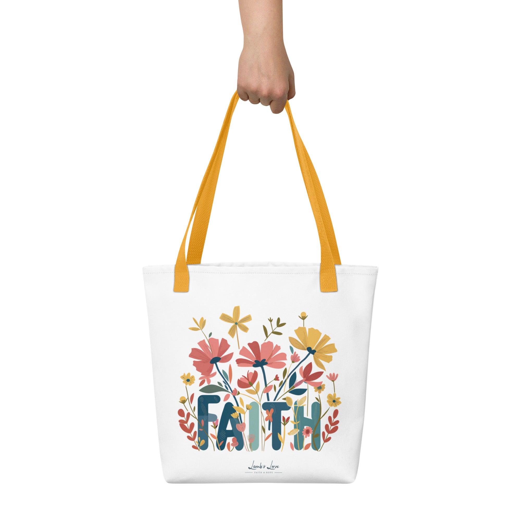 Grow in Faith, Tote Bag - Lamb’s Love