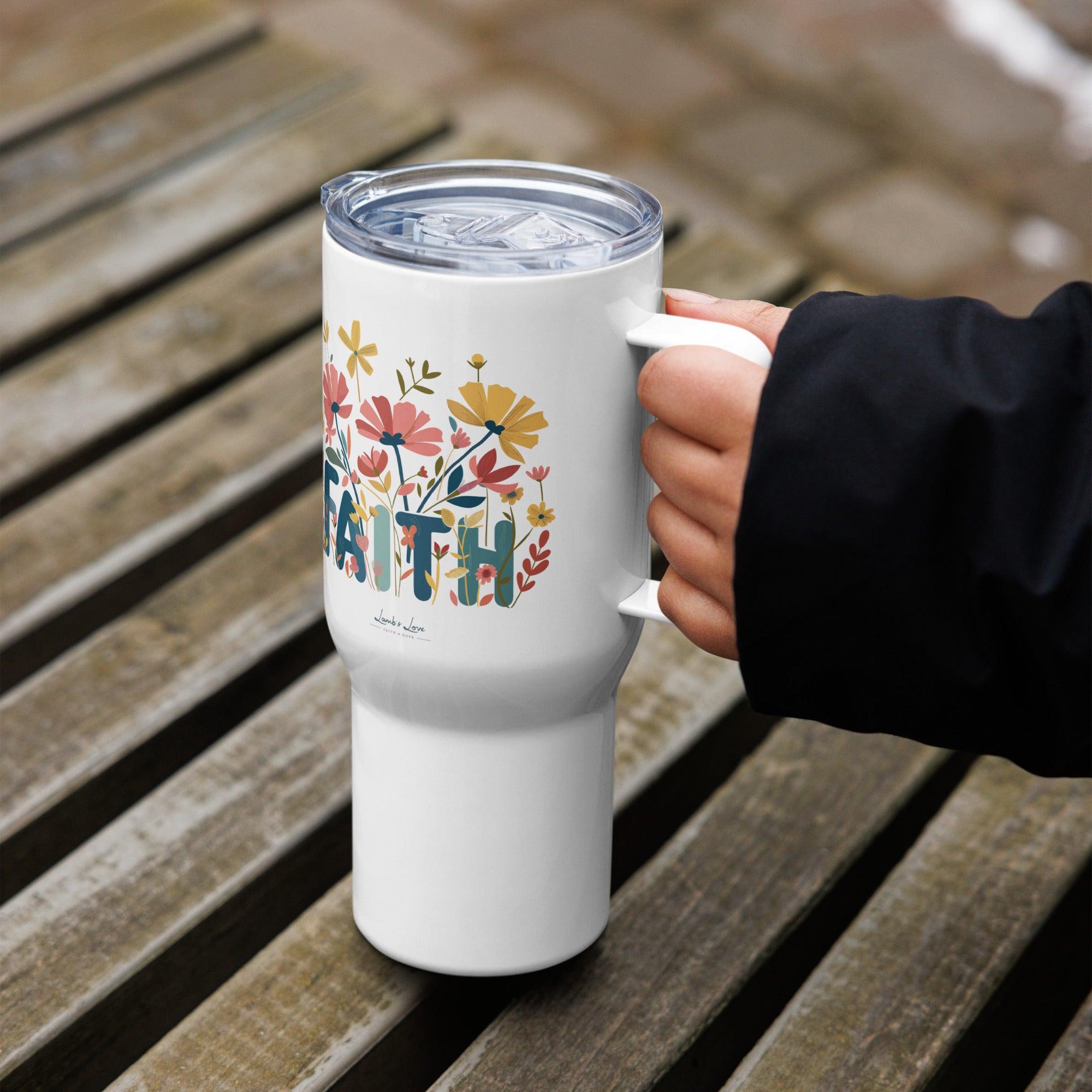 Grow in FAITH, Travel Tumbler - Lamb’s Love