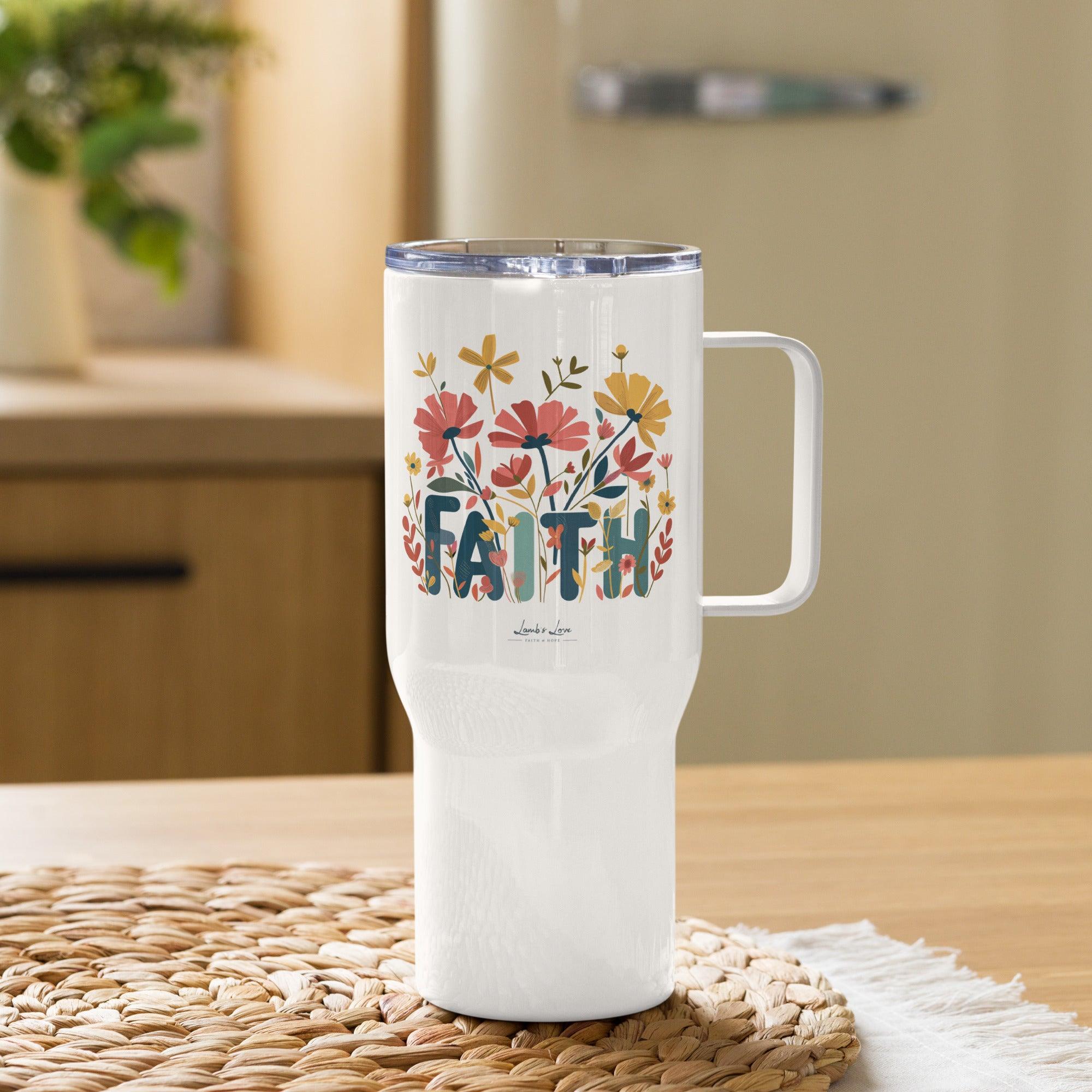 Grow in FAITH, Travel Tumbler - Lamb’s Love