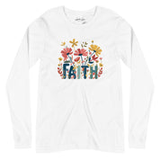 Grow in FAITH, Women's Long Sleeve Tee - Lamb’s Love