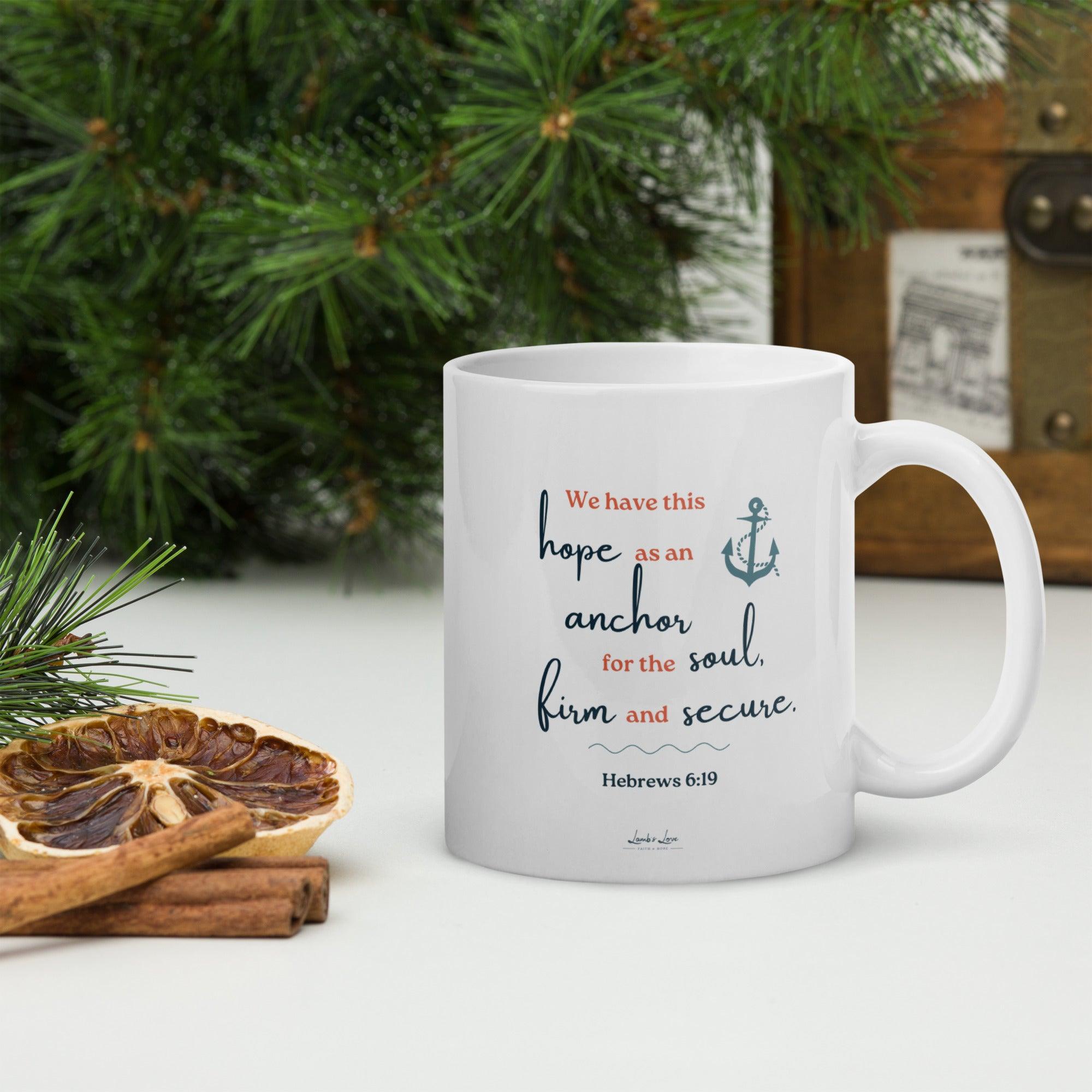 Grow in HOPE, White Interior Mug - Lamb’s Love