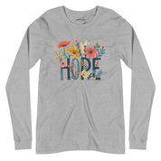 Grow in HOPE, Women's Long Sleeve Tee - Lamb’s Love