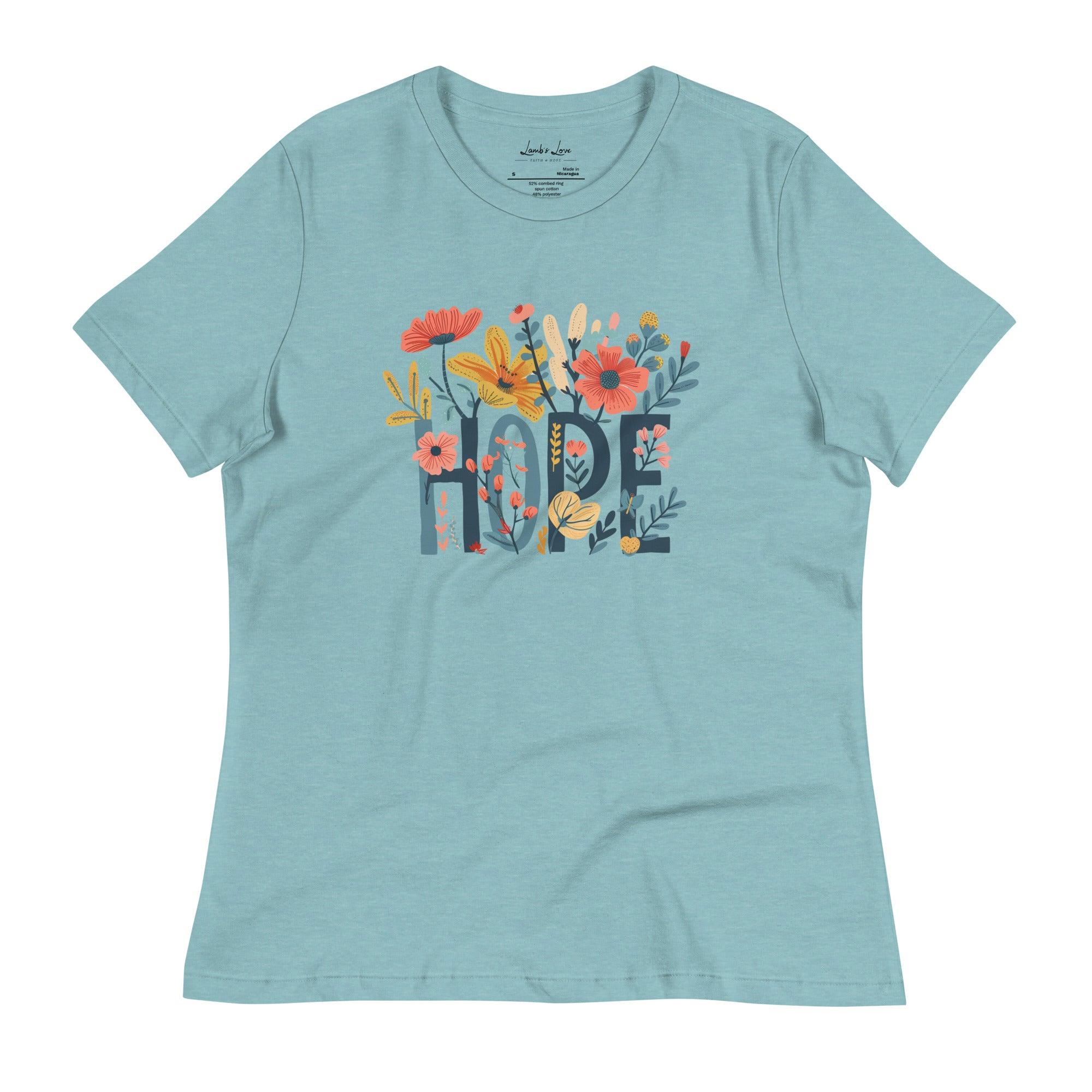 Grow in HOPE, Women's T-Shirt - Lamb’s Love