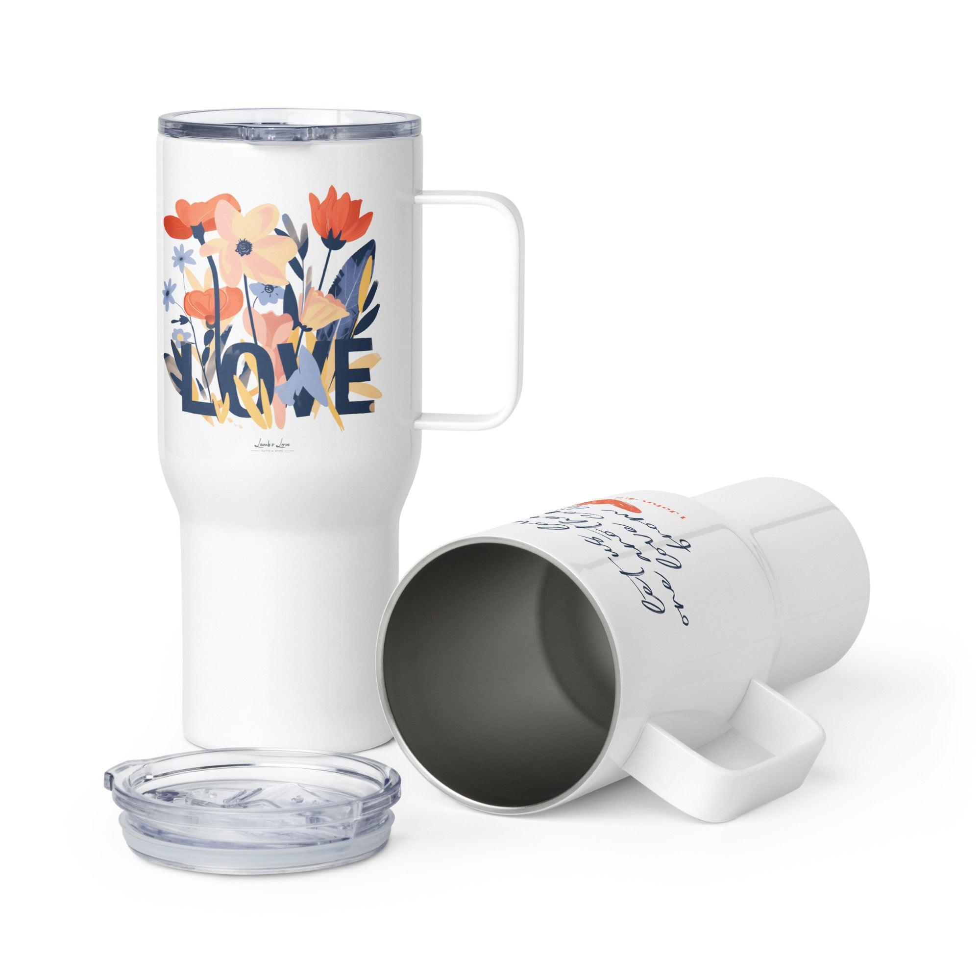 Grow in LOVE, Travel Tumbler - Lamb’s Love