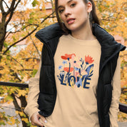 Grow in LOVE, Women's Long Sleeve Tee - Lamb’s Love