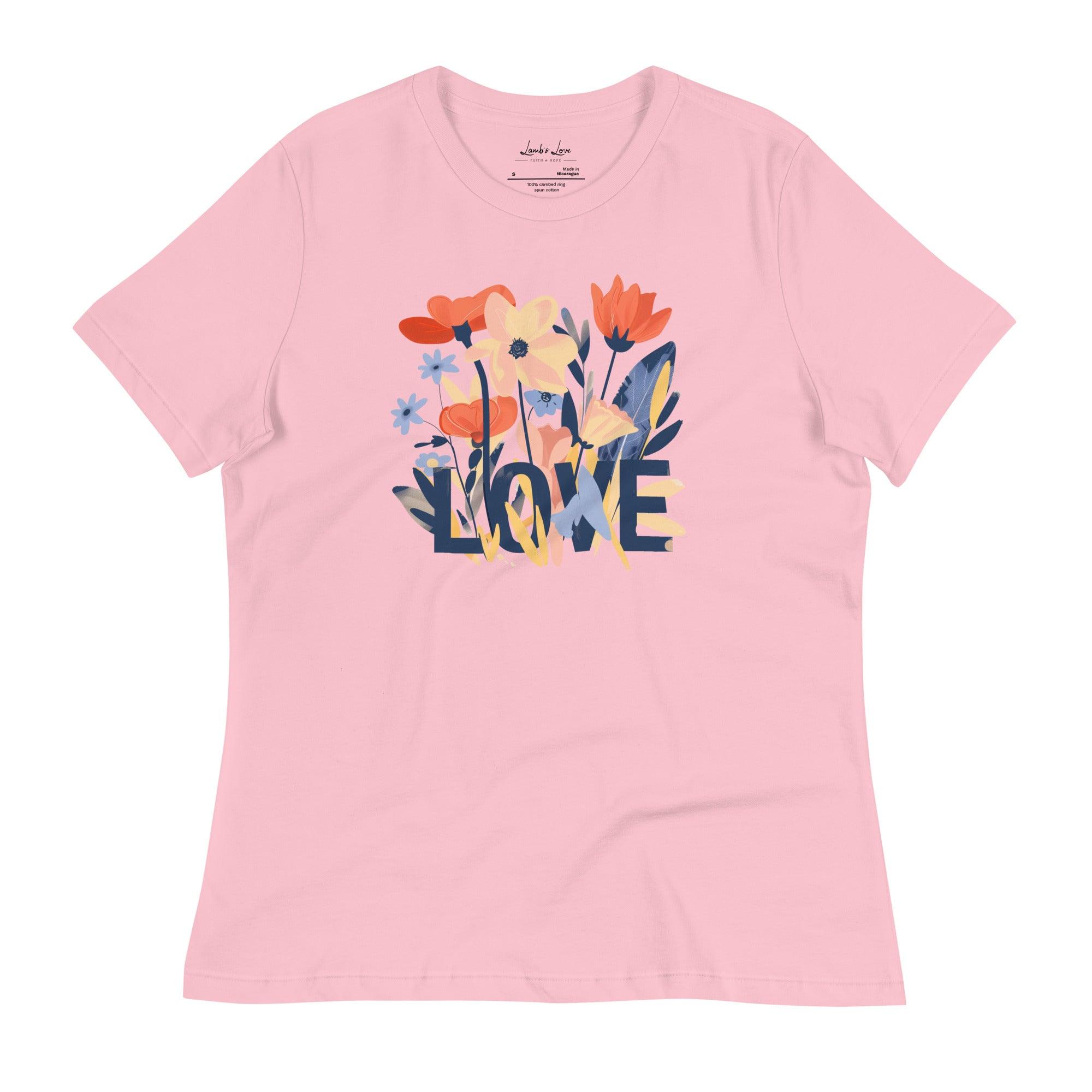 Grow in LOVE, Women's T-Shirt - Lamb’s Love