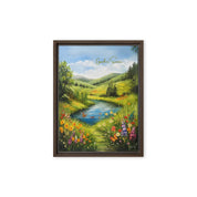 Growth in Summer, Framed Canvas - Lamb’s Love