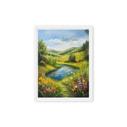 Growth in Summer, Framed Canvas - Lamb’s Love