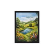 Growth in Summer, Framed Canvas - Lamb’s Love