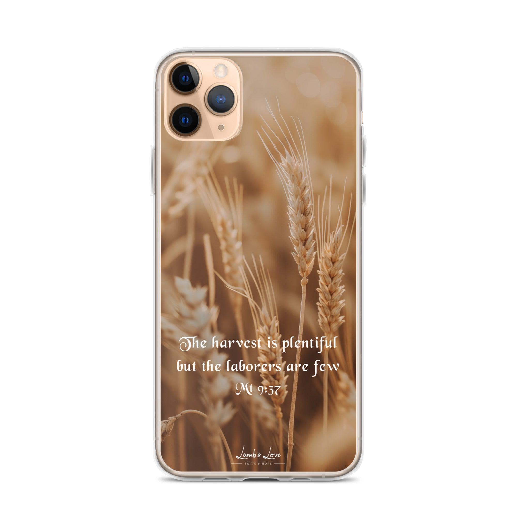 Harvest is Plentiful, Clear-edge Case for iPhone - Lamb’s Love