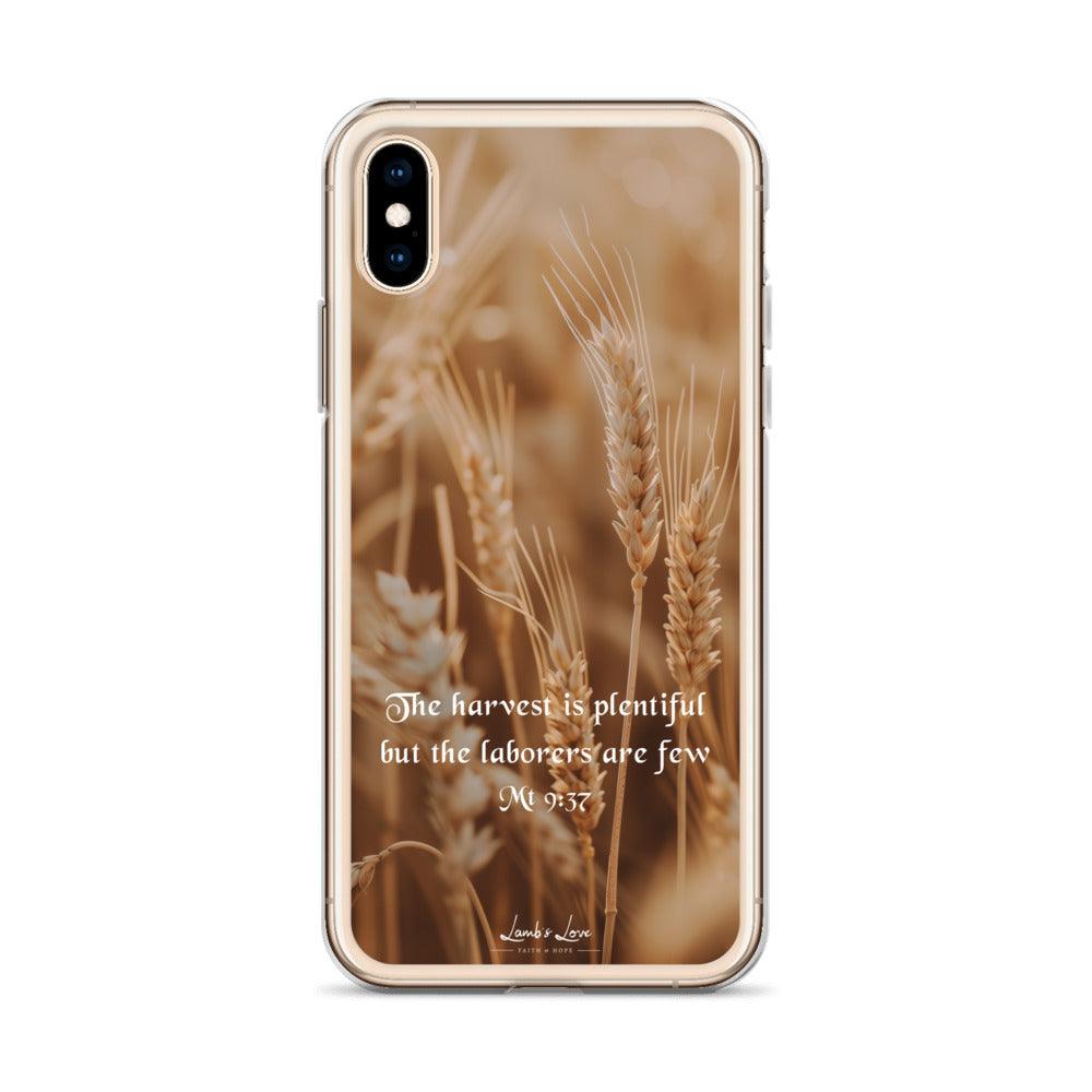 Harvest is Plentiful, Clear-edge Case for iPhone - Lamb’s Love