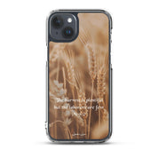 Harvest is Plentiful, Clear-edge Case for iPhone - Lamb’s Love