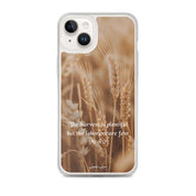 Harvest is Plentiful, Clear-edge Case for iPhone - Lamb’s Love