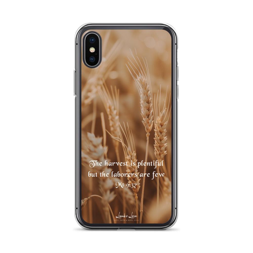 Harvest is Plentiful, Clear-edge Case for iPhone - Lamb’s Love