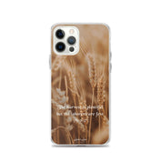 Harvest is Plentiful, Clear-edge Case for iPhone - Lamb’s Love