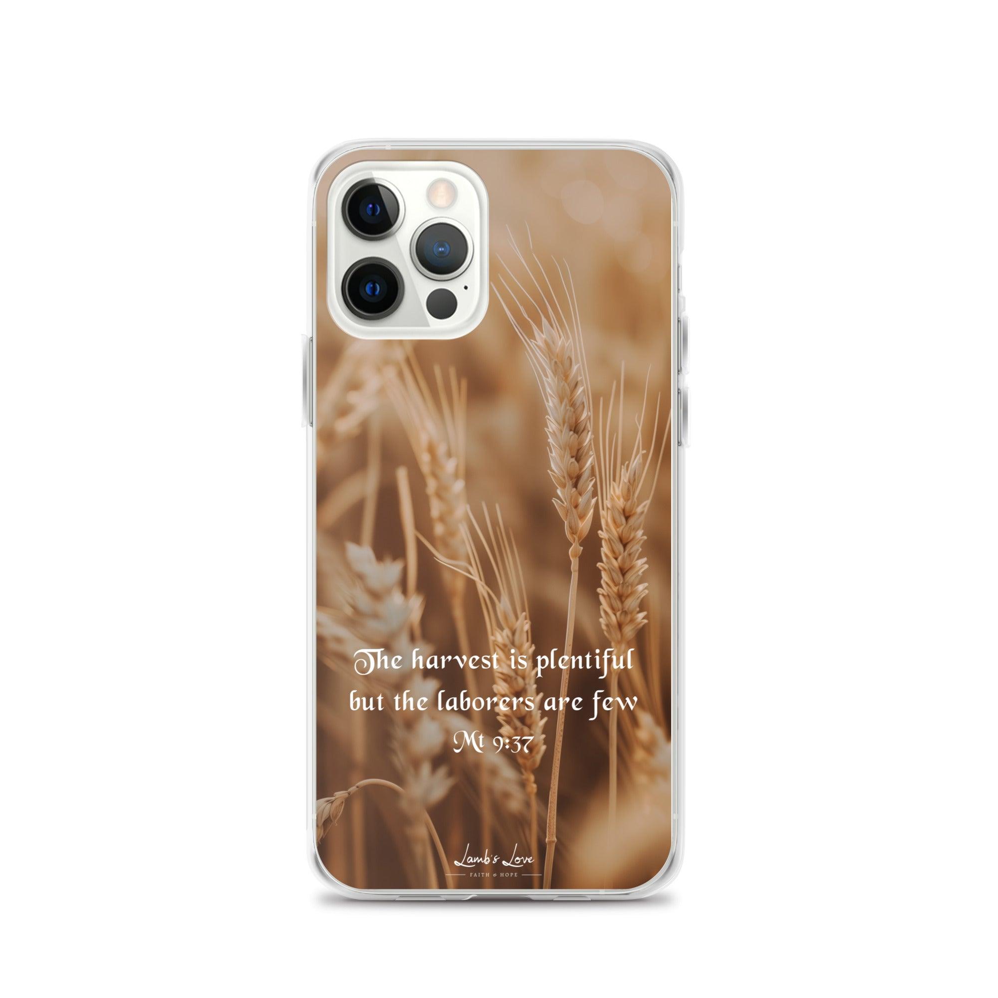 Harvest is Plentiful, Clear-edge Case for iPhone - Lamb’s Love