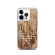 Harvest is Plentiful, Clear-edge Case for iPhone - Lamb’s Love