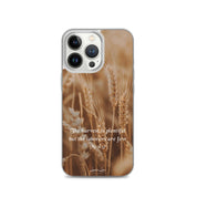 Harvest is Plentiful, Clear-edge Case for iPhone - Lamb’s Love