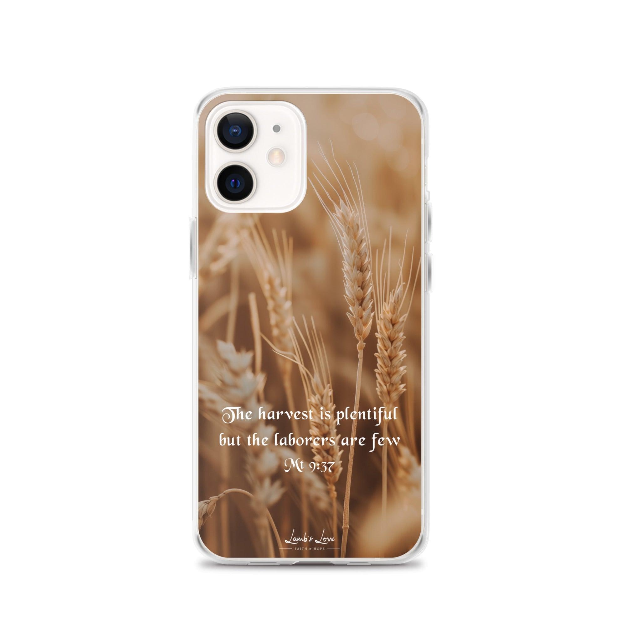 Harvest is Plentiful, Clear-edge Case for iPhone - Lamb’s Love