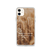 Harvest is Plentiful, Clear-edge Case for iPhone - Lamb’s Love