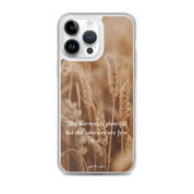 Harvest is Plentiful, Clear-edge Case for iPhone - Lamb’s Love