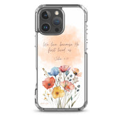 He First Loved Us, Clear - edge Case for iPhone - Lamb’s Love