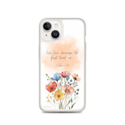 He First Loved Us, Clear-edge Case for iPhone - Lamb’s Love