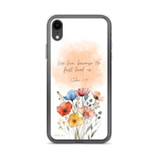 He First Loved Us, Clear-edge Case for iPhone - Lamb’s Love