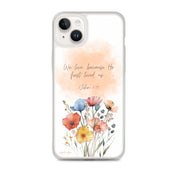 He First Loved Us, Clear-edge Case for iPhone - Lamb’s Love