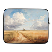 He will Make the Path Straight, Laptop Sleeve - Lamb’s Love