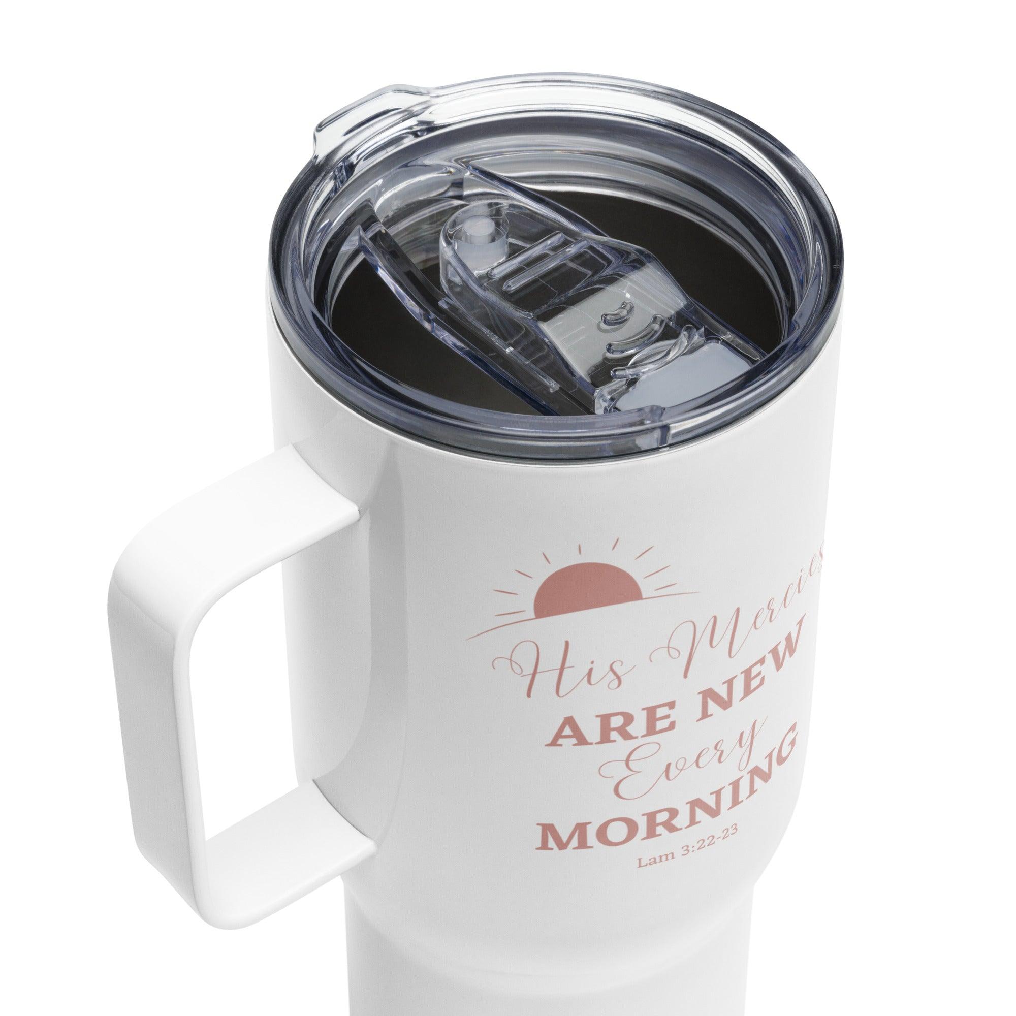 His Mercies are New Every Morning, Travel Tumbler - Lamb’s Love