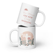 His Mercies are New Every Morning, White Interior Mug - Lamb’s Love