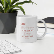 His Mercies are New Every Morning, White Interior Mug - Lamb’s Love