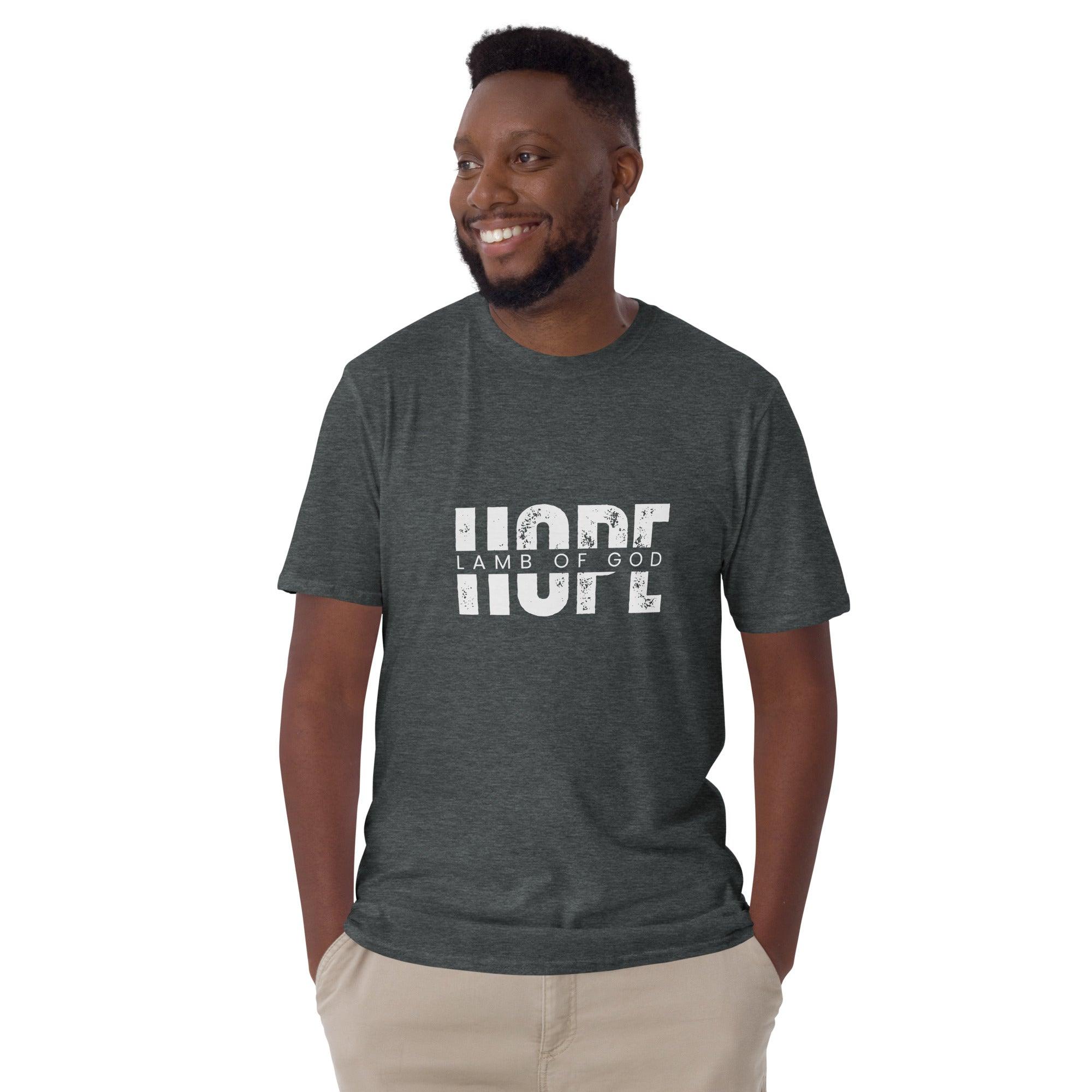 Hope in the Lamb of God Men's T-Shirt - Lamb’s Love