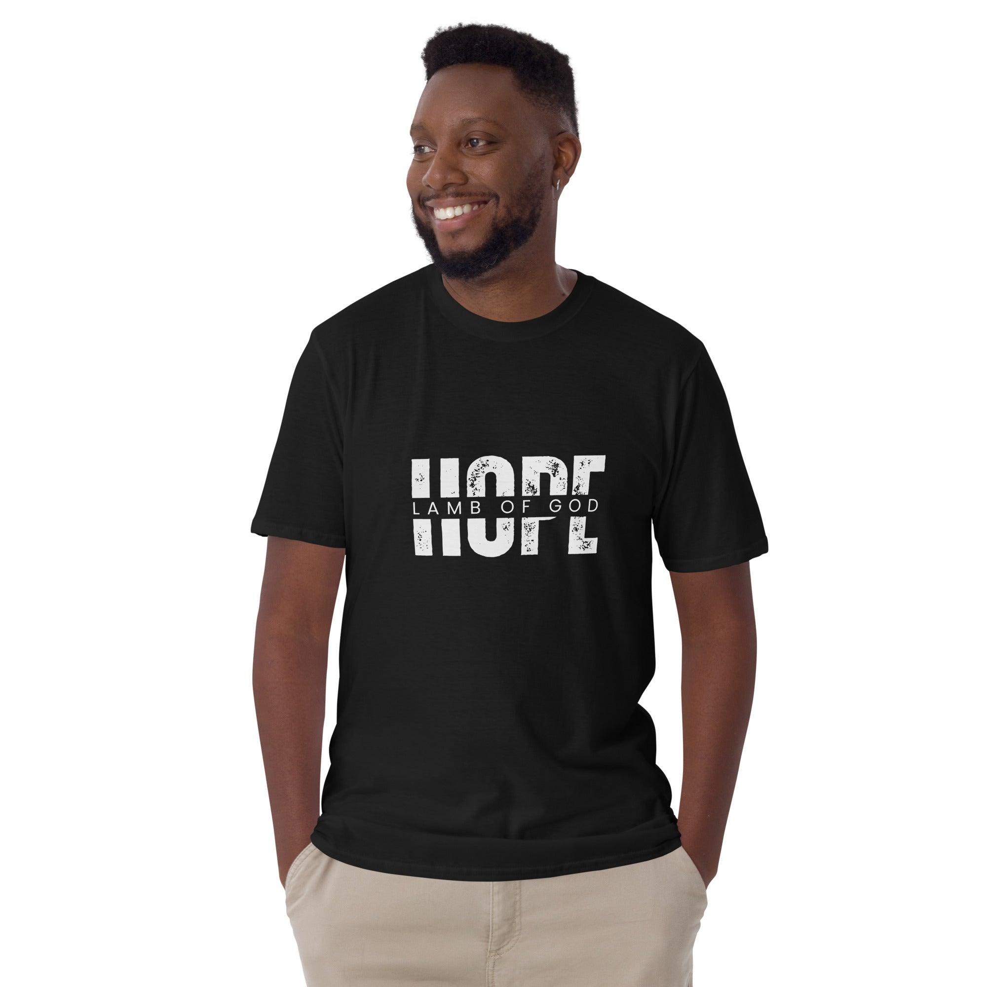 Hope in the Lamb of God Men's T-Shirt - Lamb’s Love