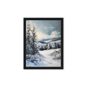 Hope in Winter, Framed Canvas - Lamb’s Love