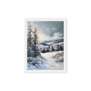 Hope in Winter, Framed Canvas - Lamb’s Love