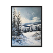 Hope in Winter, Framed Canvas - Lamb’s Love