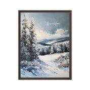 Hope in Winter, Framed Canvas - Lamb’s Love