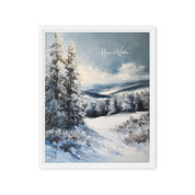 Hope in Winter, Framed Canvas - Lamb’s Love