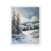 Hope in Winter, Framed Canvas - Lamb’s Love