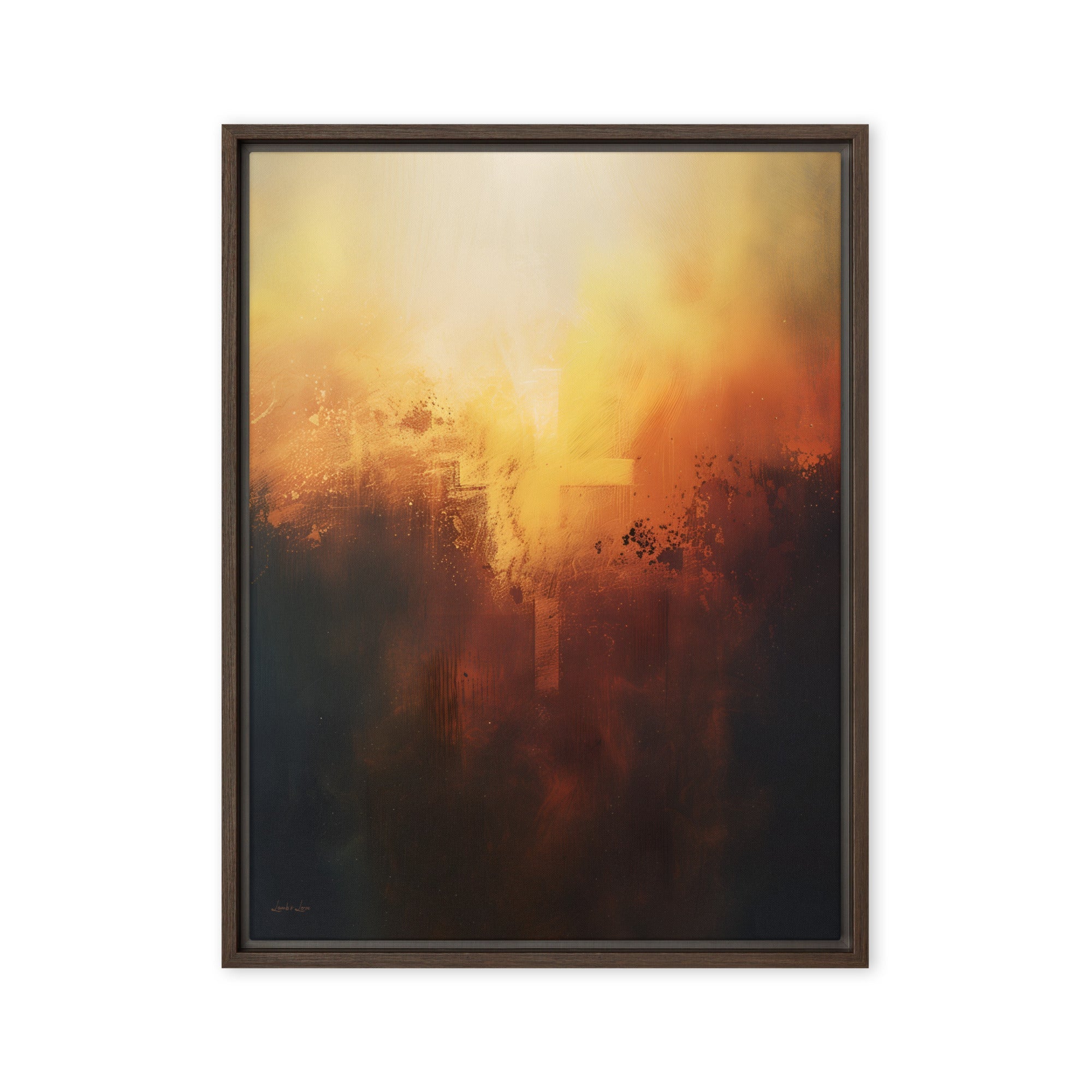 I Am the Light of the World, Framed Canvas - Lamb’s Love