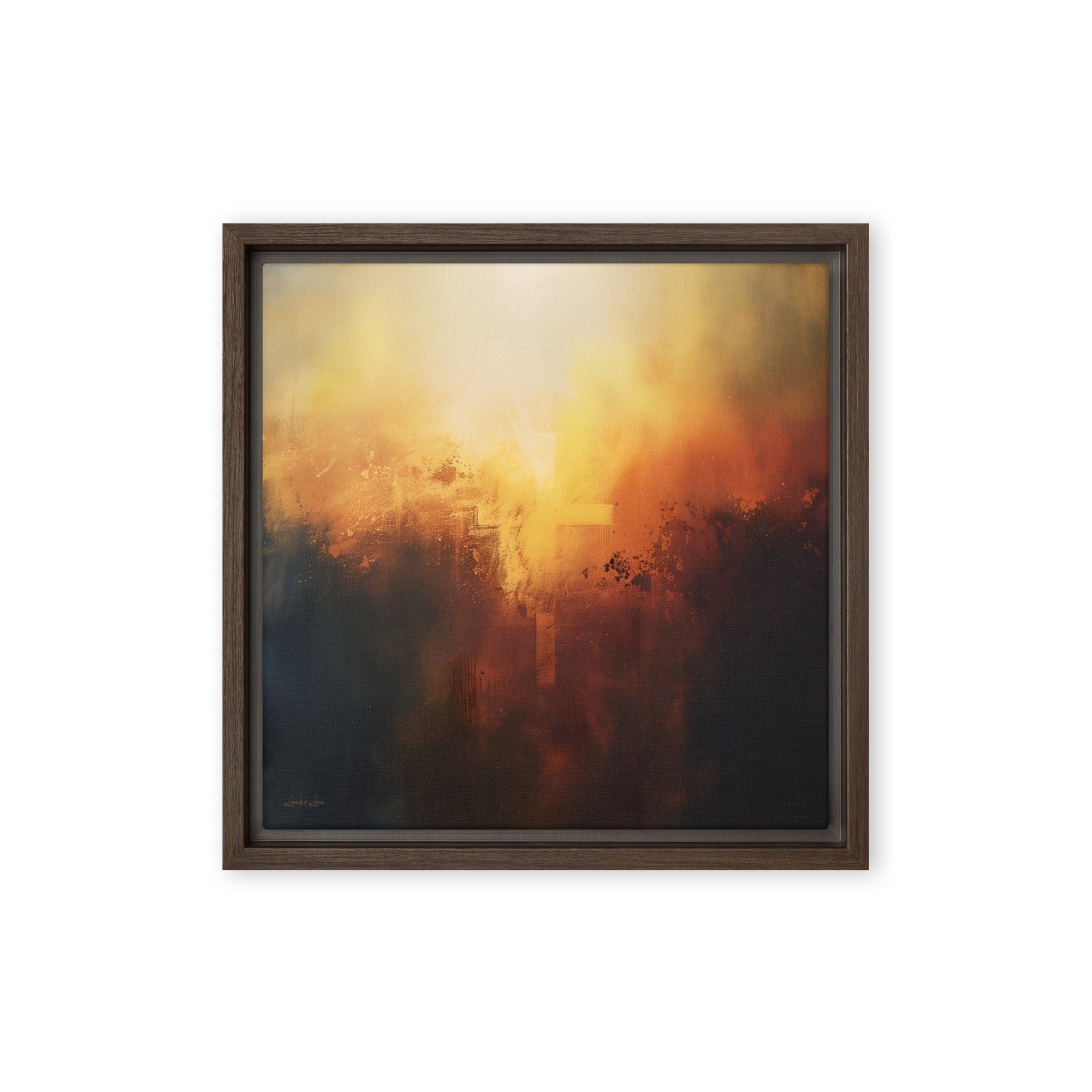 I Am the Light of the World, Framed Canvas - Lamb’s Love