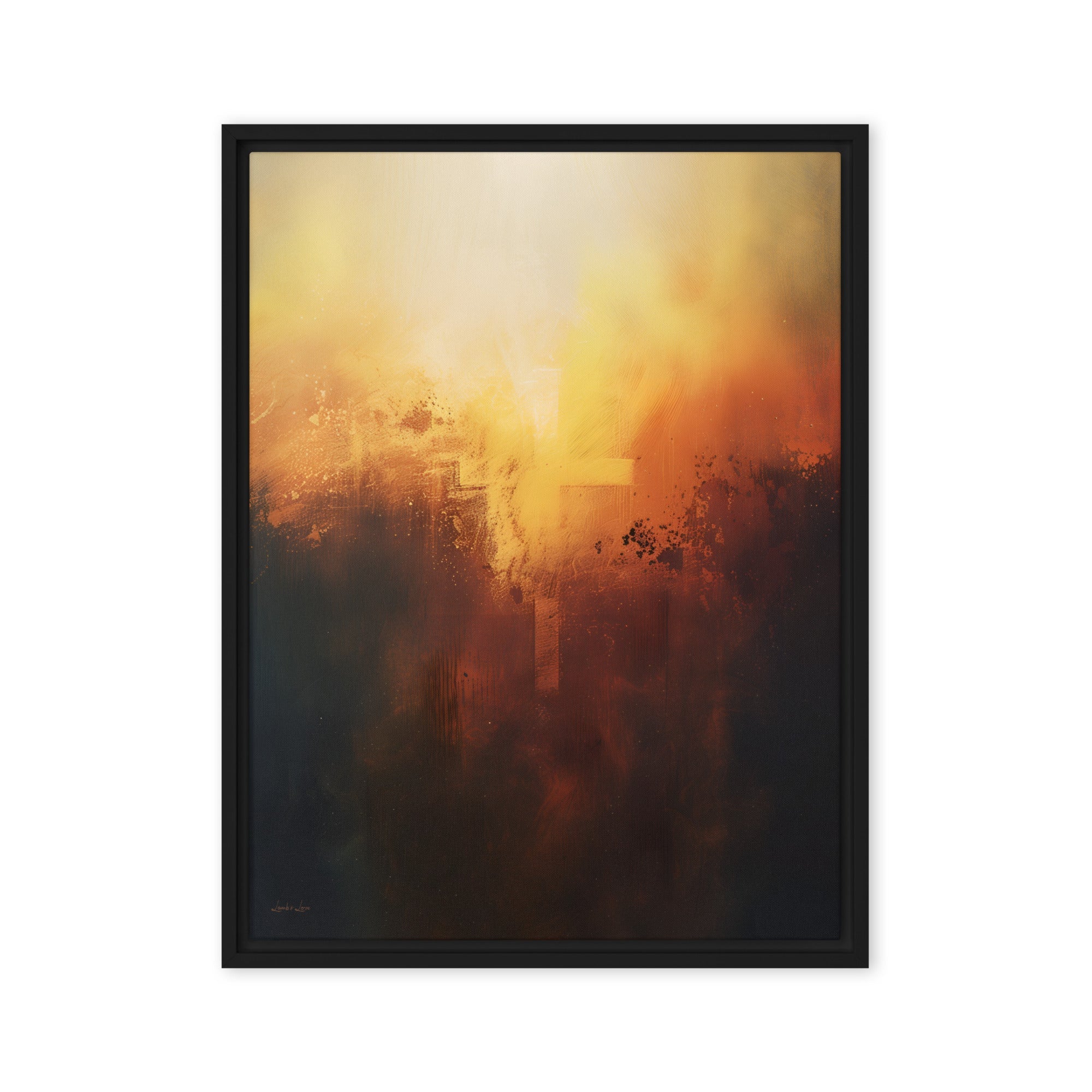 I Am the Light of the World, Framed Canvas - Lamb’s Love