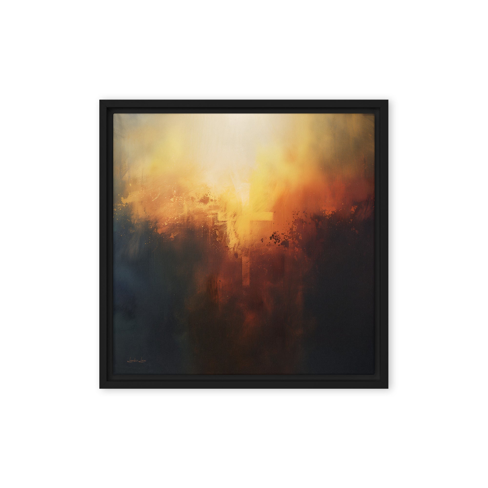 I Am the Light of the World, Framed Canvas - Lamb’s Love