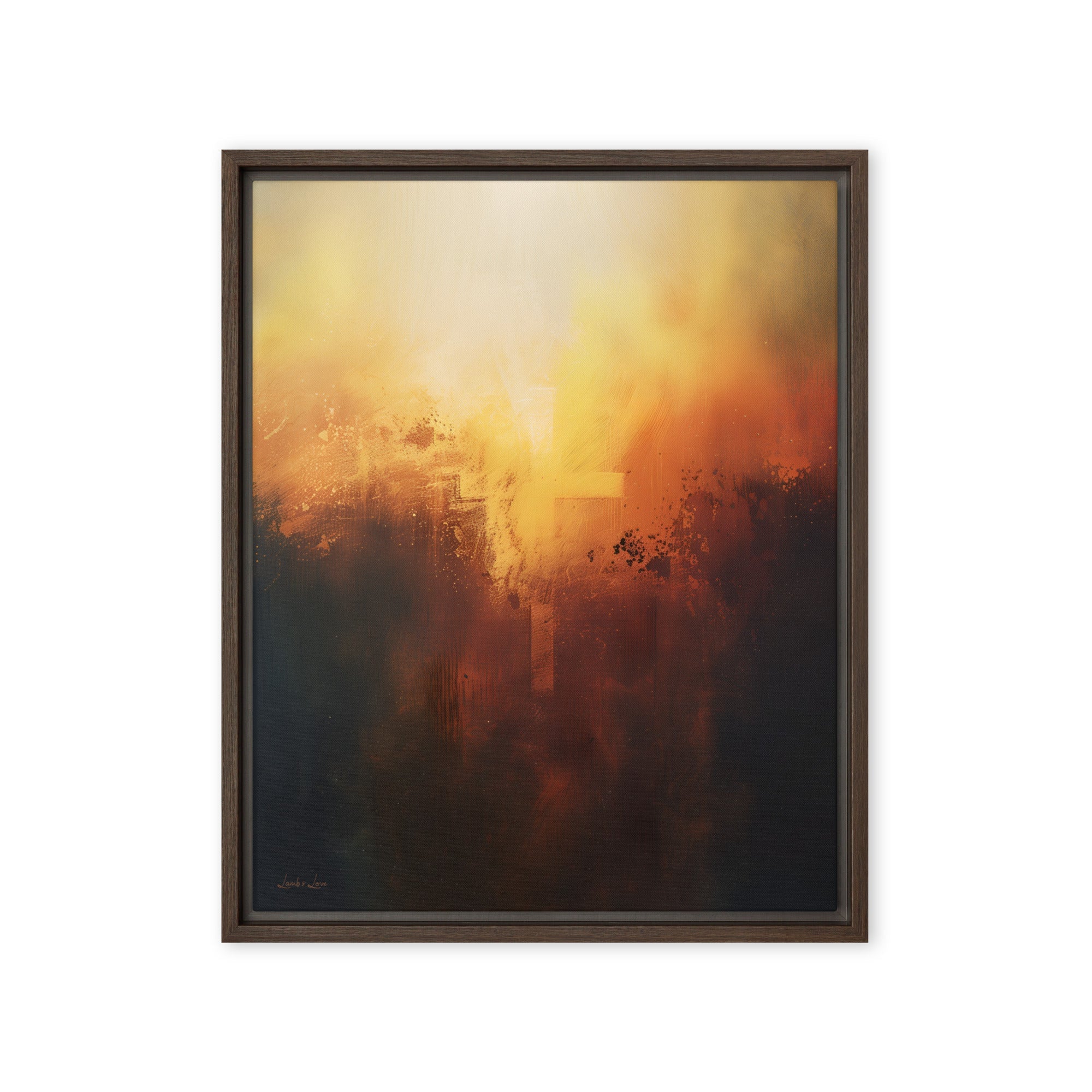 I Am the Light of the World, Framed Canvas - Lamb’s Love