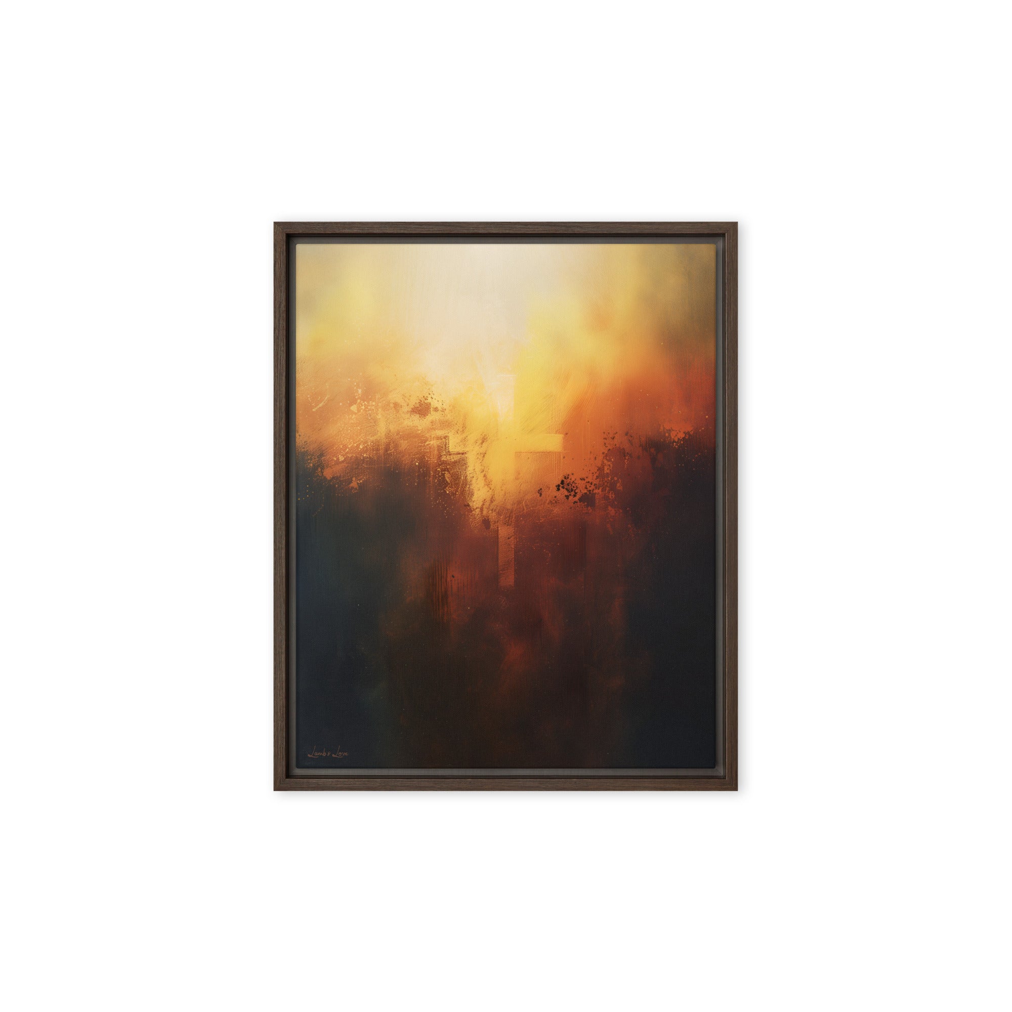 I Am the Light of the World, Framed Canvas - Lamb’s Love